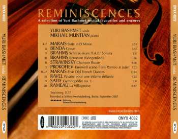 CD Yuri Bashmet: Reminiscences