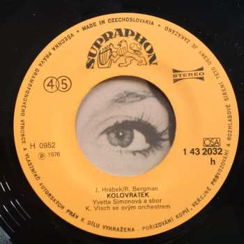 SP Yvetta Simonová: Volám Na Shledanou (La Paloma) / Kolovrátek