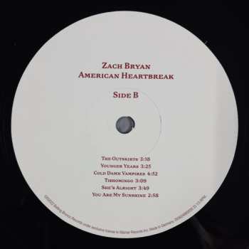 3LP Zach Bryan: American Heartbreak