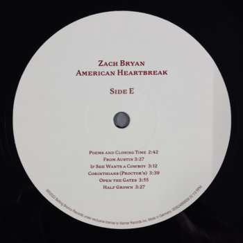 3LP Zach Bryan: American Heartbreak