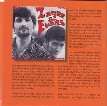 CD Zager & Evans: In The Year 2525 The RCA Masters 1969-1970