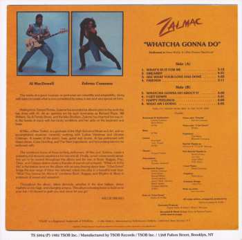 CD Zalmac: Whatcha Gonna Do