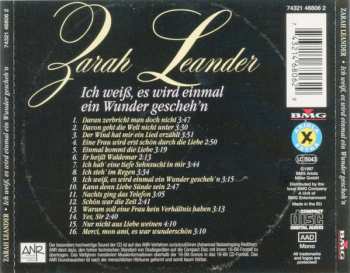 CD Zarah Leander: Ich Weiß, Es Wird Einmal Ein Wunder Geschehn