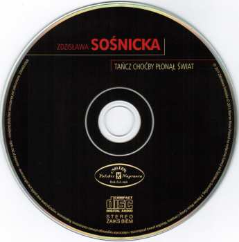 CD Zdzisława Sośnicka: Tańcz Choćby Płonął Świat