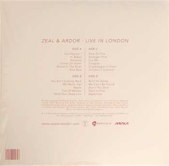 2LP Zeal And Ardor: Live In London CLR