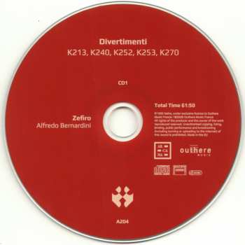 6CD/Set di cofanetti Zefiro: The Mozart Collection