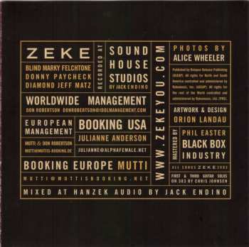 CD Zeke: 'Til The Livin' End