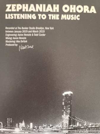 LP Zephaniah OHora: Listening To The Music 