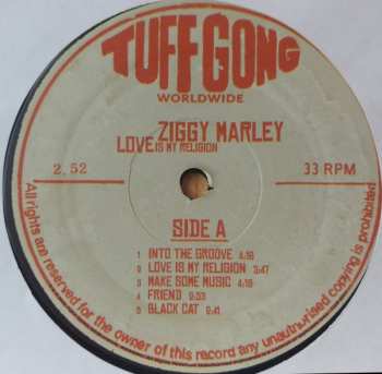 LP Ziggy Marley: Love Is My Religion LTD