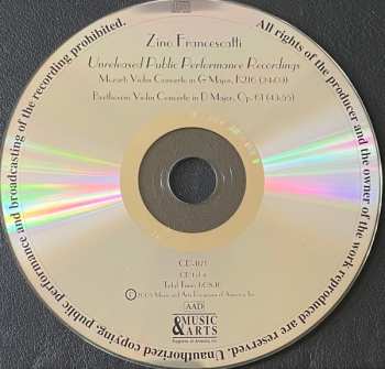 4CD/Set di cofanetti Ludwig van Beethoven: Violin Concertos And A Treasury Of Chamber Works All Previoulsy Unissued