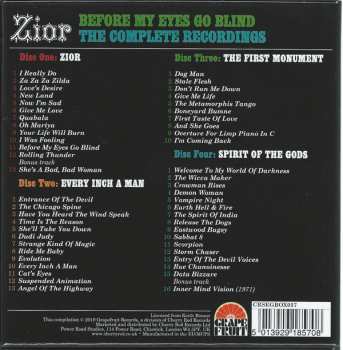 4CD/Set di cofanetti Zior: Before My Eyes Go Blind: The Complete Recordings