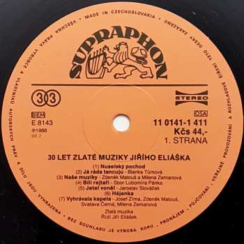 LP Zlatá Muzika: 30 Let Zlaté Muziky Jiřího Eliáška