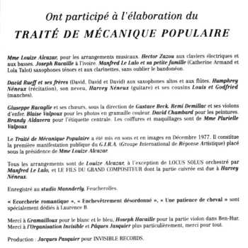 CD ZNR: Traité De Mécanique Populaire