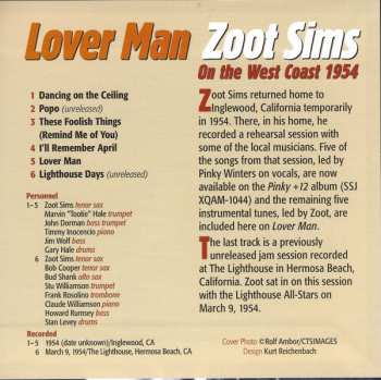 CD Zoot Sims: Lover Man - Zoot Sims On The West Coast