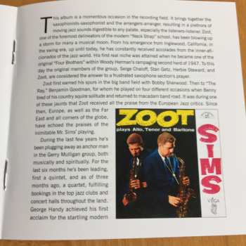 CD Zoot Sims: Plays Alto, Tenor And Baritone