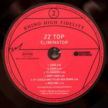 LP ZZ Top: Eliminator LTD